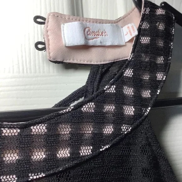 Candies Black Criss Cross back Dress - Picture 3 of 5